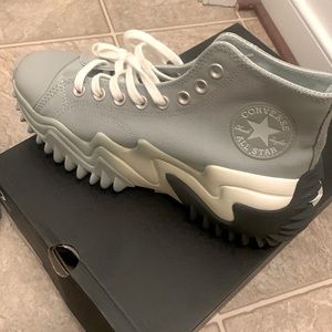 Unisex converse run star motion hi (slate sage/ light silver) Never Worn